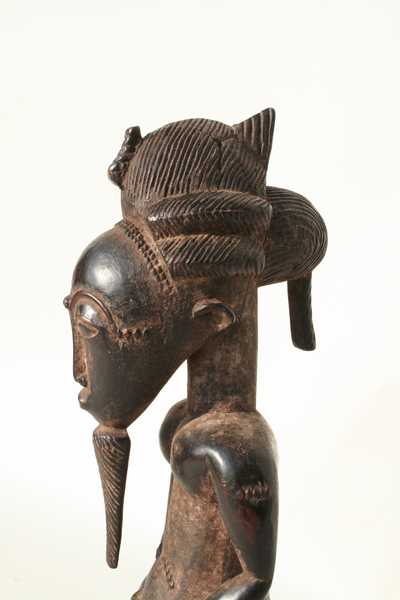 Baoule(2 statues couples), d`afrique : Côte d